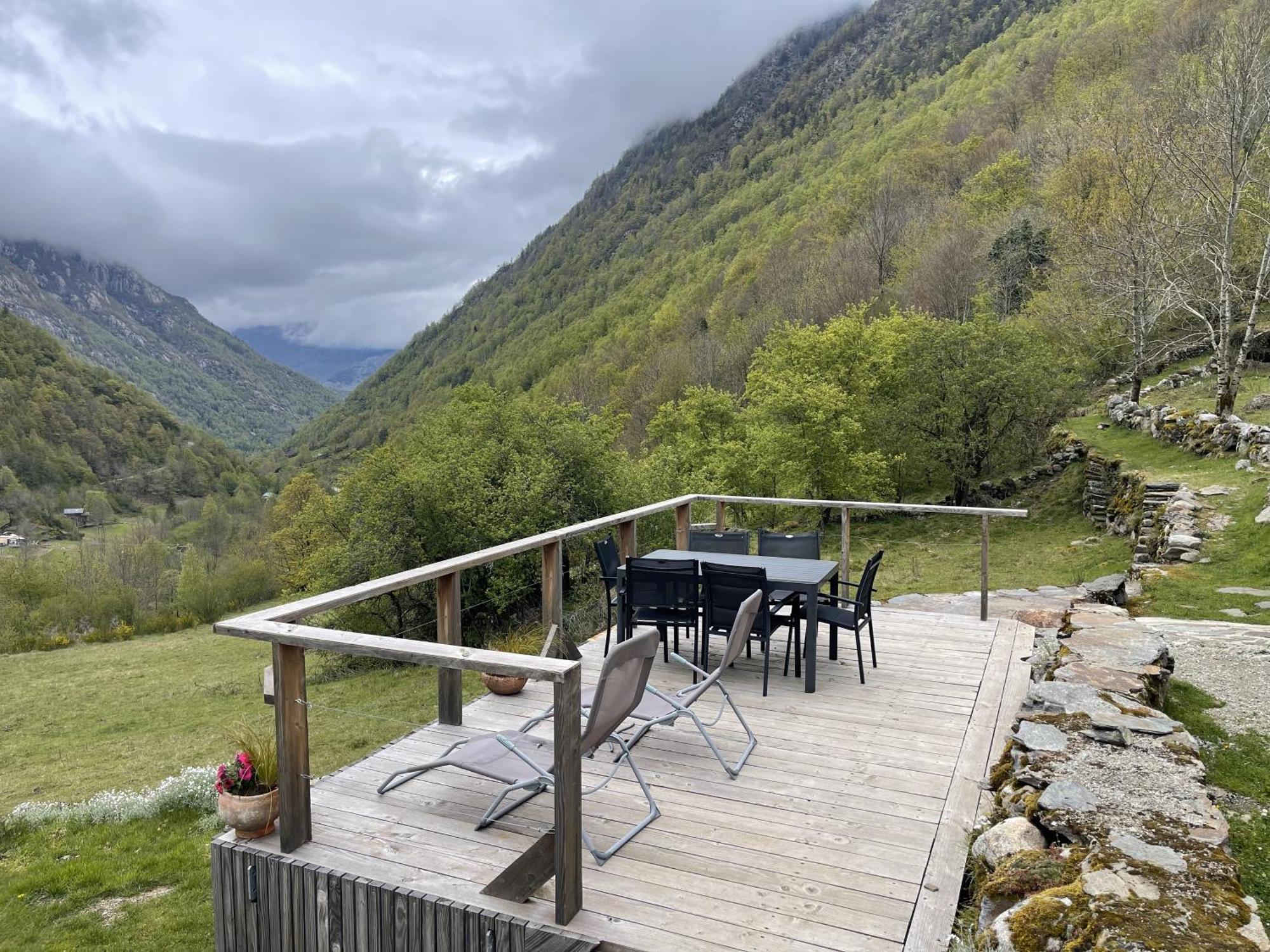 Villa Grange rénovée, Pyrénées Ariégeoises Auzat Exterior foto